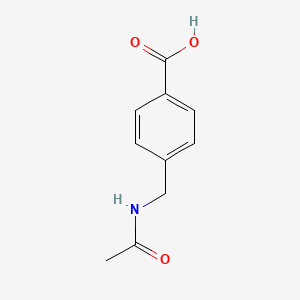 Chemical structure of 4-(Acetamidomethyl)benzoic acid