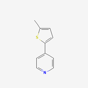 Chemical structure of 4-(5-Methyl-2-thienyl)pyridine