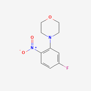Chemical structure of 4-(5-Fluoro-2-nitrophenyl)morpholine