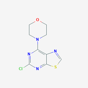 Chemical structure of 4-(5-Chlorothiazolo[5,4-d]pyriMidin-7-yl)Morpholine