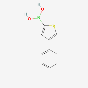 Chemical structure of 4-(4-Tolyl)thiophene-2-boronic acid