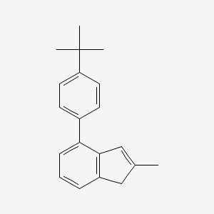 Chemical structure of 4-(4-Tert-Butylphenyl)-2-Methylindene
