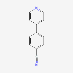 Chemical structure of 4-(4-Pyridyl)benzonitrile