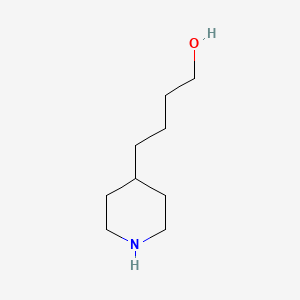Chemical structure of 4-(4-Piperidyl)-1-butanol