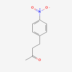 Chemical structure of 4-(4-Nitrophenyl)butan-2-one