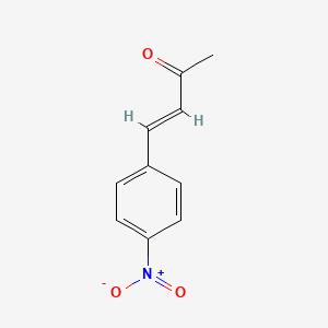 Chemical structure of 4-(4-Nitrophenyl)but-3-en-2-one