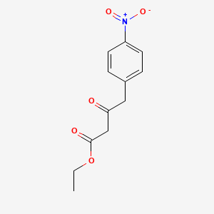 Chemical structure of Ethyl 4-(4-nitrophenyl)-3-oxobutanoate