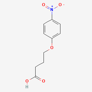 Chemical structure of 4-(4-Nitrophenoxy)butanoic acid