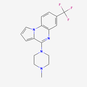 Chemical structure of CGS 12066B-parent