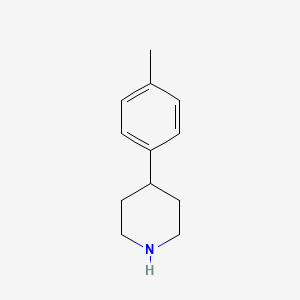 Chemical structure of 4-(4-Methylphenyl)piperidine