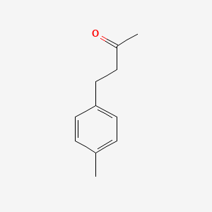 Chemical structure of 4-(p-Tolyl)-2-butanone