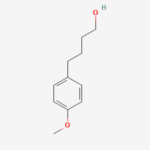 Chemical structure of 4-(4-Methoxyphenyl)-1-butanol