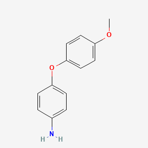 Chemical structure of 4-(4-Methoxyphenoxy)aniline