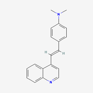 Chemical structure of 4-(4-Dimethylaminostyryl)quinoline