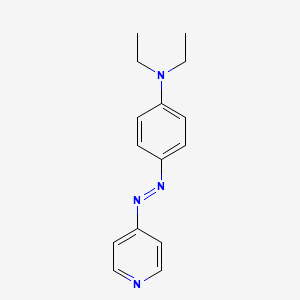 Chemical structure of 4-(4-Diethylaminophenylazo)pyridine