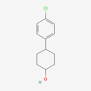 Chemical structure of 4-(4-Chlorophenyl)cyclohexanol