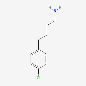 Chemical structure of 4-(4-Chlorophenyl)butan-1-amine