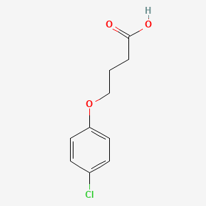 Chemical structure of 4-(4-Chlorophenoxy)butanoic acid