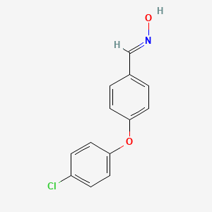 Chemical structure of 4-(4-Chlorophenoxy)benzaldehyde Oxime