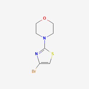 Chemical structure of 4-(4-Bromothiazol-2-yl)morpholine