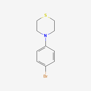 Chemical structure of 4-(4-Bromophenyl)thiomorpholine