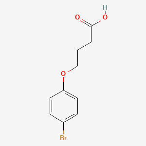 Chemical structure of 4-(4-Bromophenoxy)butanoic acid
