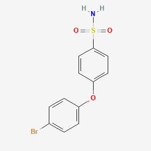 Chemical structure of 4-(4-Bromophenoxy)benzenesulfonamide