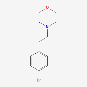 Chemical structure of 4-(4-Bromophenethyl)morpholine
