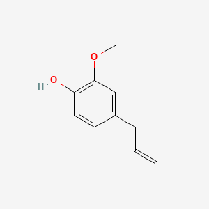 Chemical structure of 4-(4-Aminophenyl)morpholin-3-one-d6