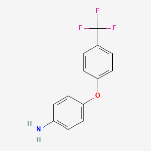 Chemical structure of 4-(4-(Trifluoromethyl)phenoxy)aniline