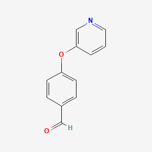 Chemical structure of 4-(3-Pyridyloxy)benzaldehyde