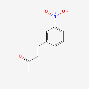 Chemical structure of 4-(3-Nitrophenyl)butan-2-one
