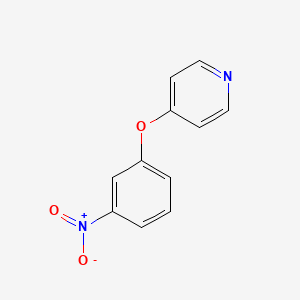 Chemical structure of 4-(3-nitrophenoxy)Pyridine