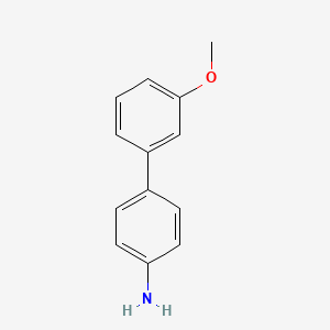 Chemical structure of 4-(3-Methoxyphenyl)aniline