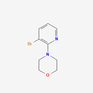 Chemical structure of 4-(3-Bromopyridin-2-yl)morpholine