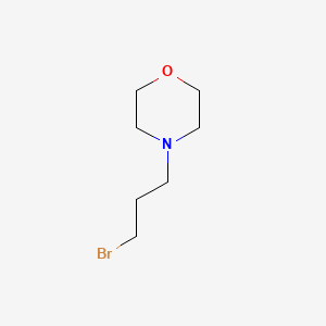 Chemical structure of 4-(3-bromopropyl)morpholine