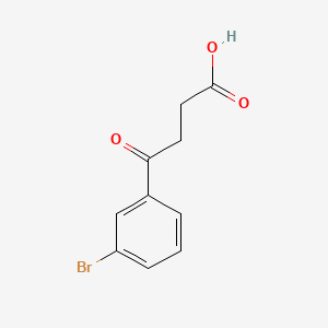 Chemical structure of 4-(3-Bromophenyl)-4-oxobutanoic acid