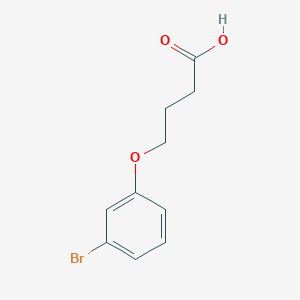 Chemical structure of 4-(3-Bromophenoxy)butanoic acid