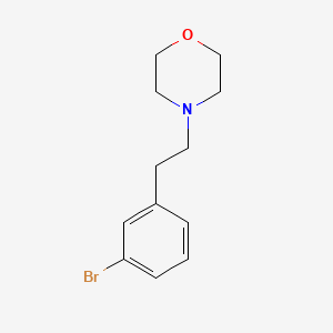 Chemical structure of 4-(3-bromophenethyl)morpholine