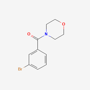 Chemical structure of 4-(3-Bromobenzoyl)Morpholine