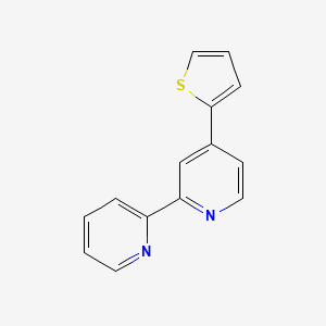 Chemical structure of 4-(2-Thienyl)-2,2‘-bipyridine