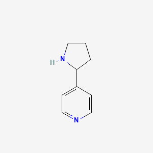 Chemical structure of 4-(2-Pyrrolidinyl)pyridine