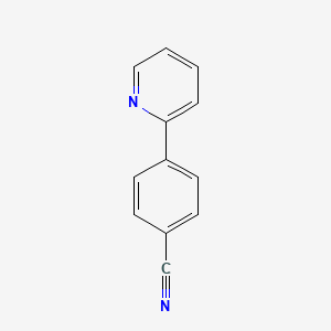 Chemical structure of 4-(2-Pyridyl)benzonitrile