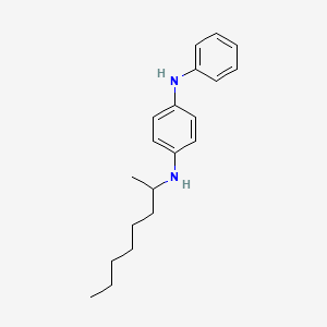 Chemical structure of 4-(2-Octylamino)diphenylamine