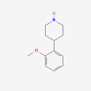 Chemical structure of 4-(2-Methoxyphenyl)piperidine