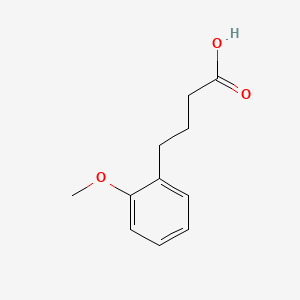 Chemical structure of 4-(2-Methoxyphenyl)butyric Acid