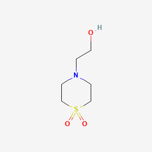Chemical structure of 4-(2-Hydroxyethyl)thiomorpholine 1,1-Dioxide