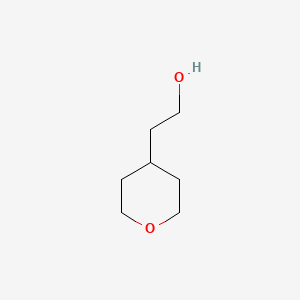 Chemical structure of 2-(Oxan-4-yl)ethan-1-ol