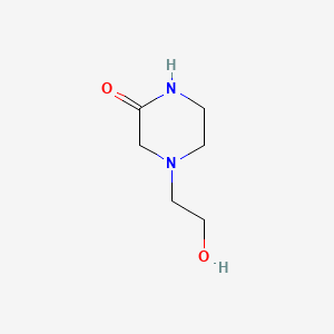 Chemical structure of 4-(2-Hydroxyethyl)piperazin-2-one