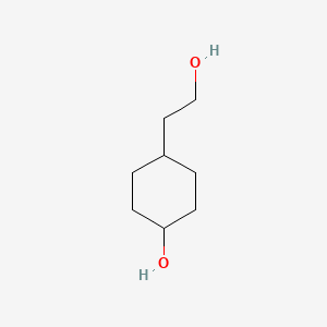 Chemical structure of 4-(2-Hydroxyethyl)cyclohexan-1-ol